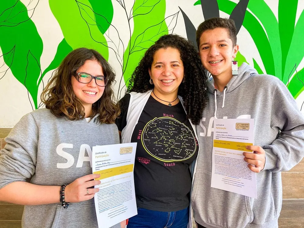 Fundamental participa da Olimpíada Brasileira de Matemática — Colégio Salgueiro em Interlagos